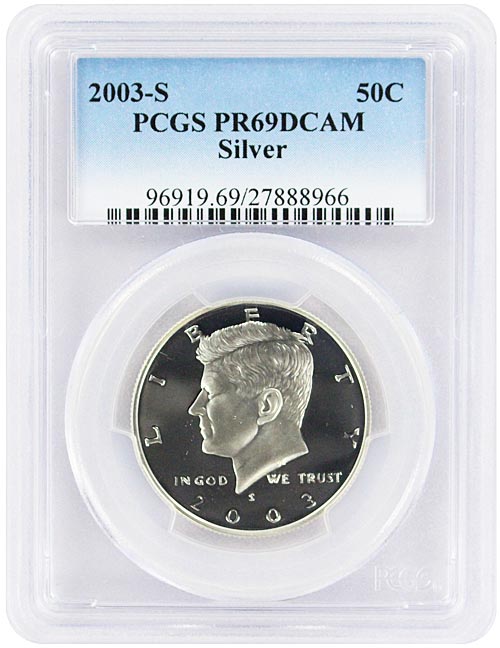 Presidential Label 1994-S PCGS PR69DCAM Kennedy Half Dollar