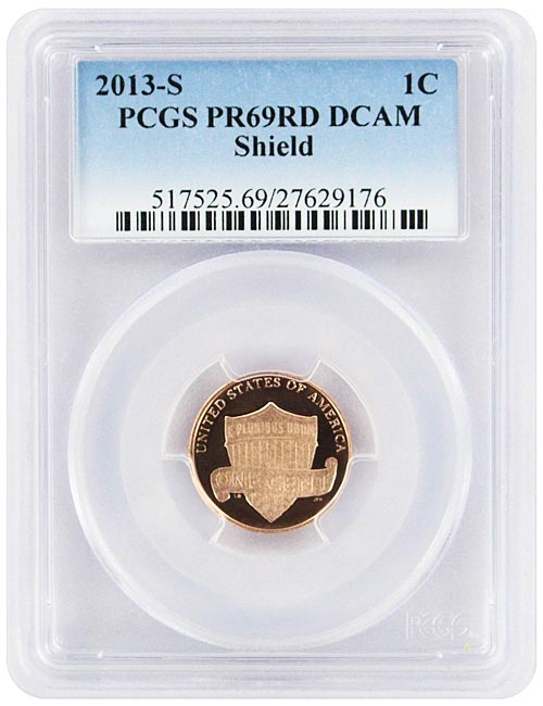 2008-S PCGS PR69RD DCAM  Lincoln Cent Presidential Label