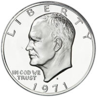 Clad and Silver Proof Eisenhower Ike Dollars