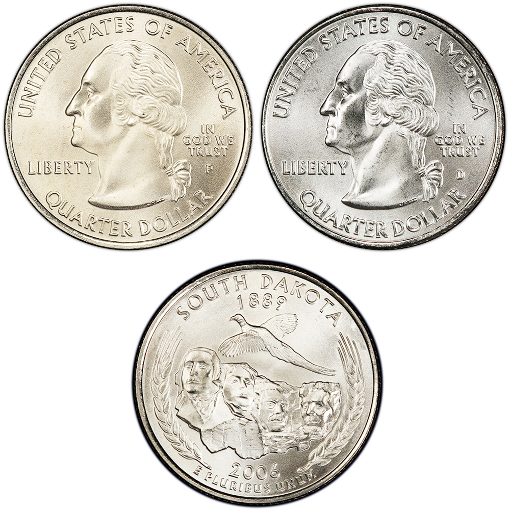 2006 South Dakota State Quarters Surfcoins