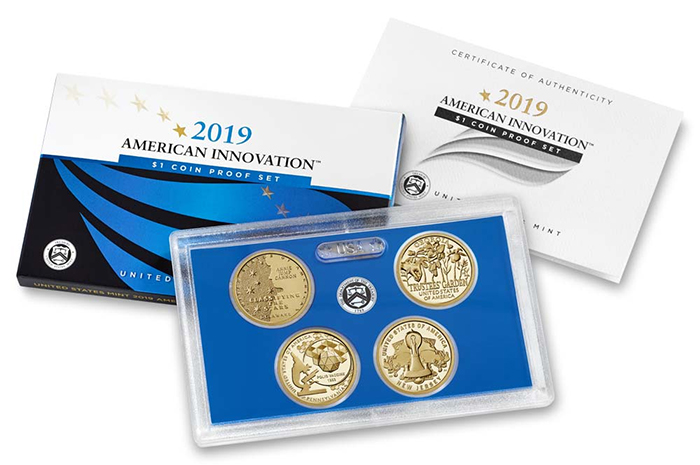2019 S $1 American Innovation Dollar Proof Set