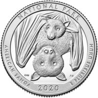Clad and Silver Proof National Park Quarters