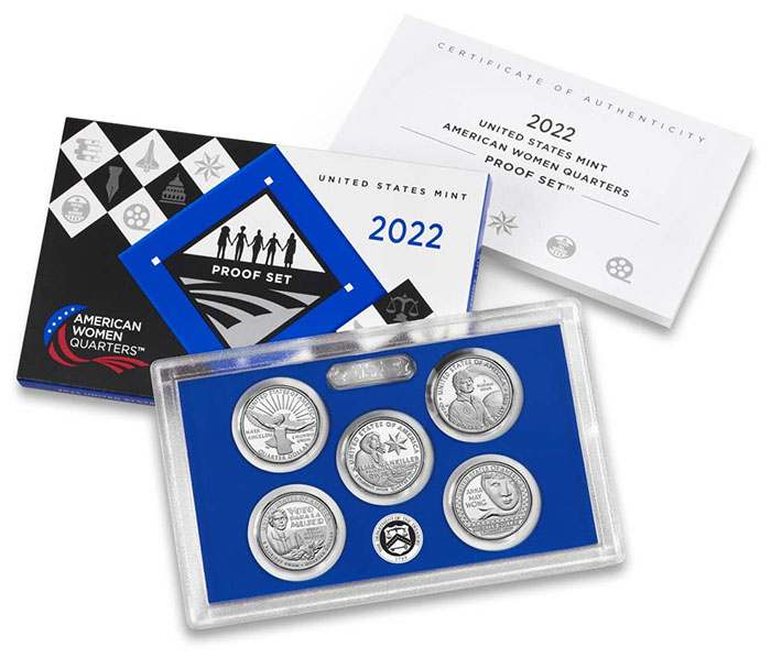 2022 American Women Quarters Clad Proof Set