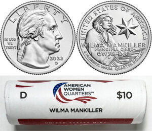 2022 - 25 D Mint American Women Quarter United States Mint Wrapped Rolls - photo 4