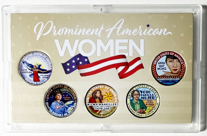 2022 Colorize, Gold Plated, Birth Year Sets, and Christmas Ornament American Women Quarter Nina Otero-Warren - front