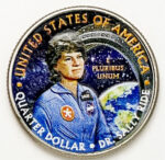 2022 Colorize, Gold Plated, Birth Year Sets, and Christmas Ornament American Women Quarter Dr. Sally Ride - back