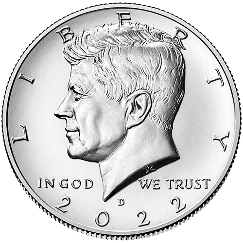 2022 D BU Kennedy Half Dollar