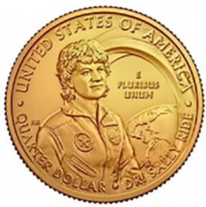 2022 Colorize, Gold Plated, Birth Year Sets, and Christmas Ornament American Women Quarter Dr. Sally Ride - back