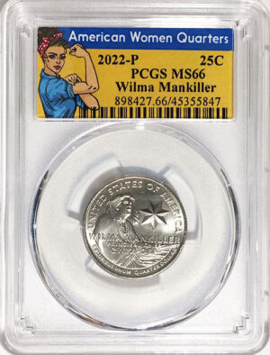 2022 Certified Mint State and Proof American Women Quarters Wilma Mankiller - back