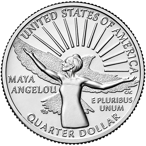 2022 P BU American Women Quarters Maya Angelou