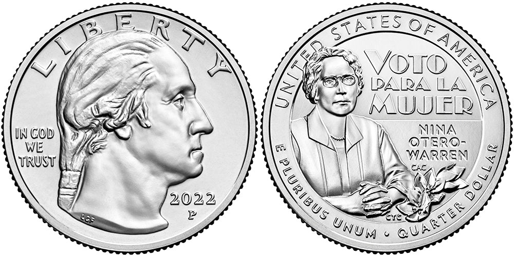 2022 American Women Quarters Nina Otero-Warren - front