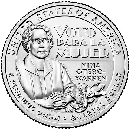 2022 American Women Quarters Nina Otero-Warren - back