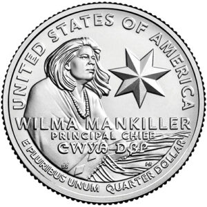 2022 Certified Mint State and Proof American Women Quarters Wilma Mankiller - back