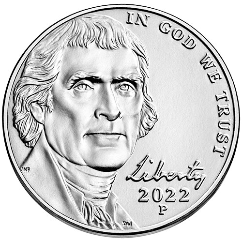 2022 P BU Jefferson Nickel
