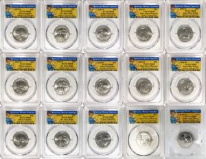 2022 PCGS BU Certified American Women Quarter Sets Rosie Label - back