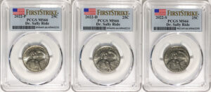 2022 PCGS BU Certified American Women Quarter Sets First Strike Label - back