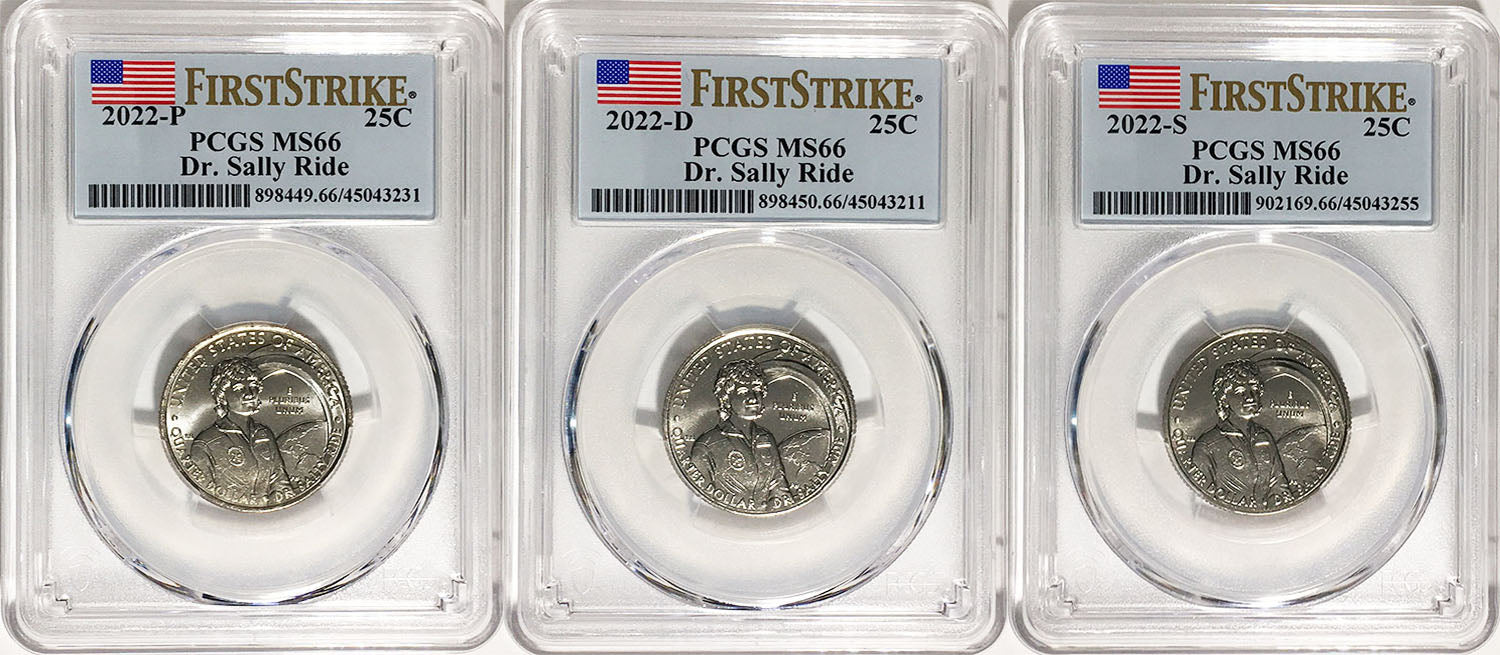 2022 PCGS BU Certified American Women Quarter Sets First Strike Label - back