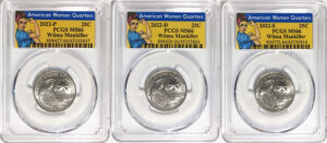 2022 Certified Mint State and Proof American Women Quarters Wilma Mankiller - back