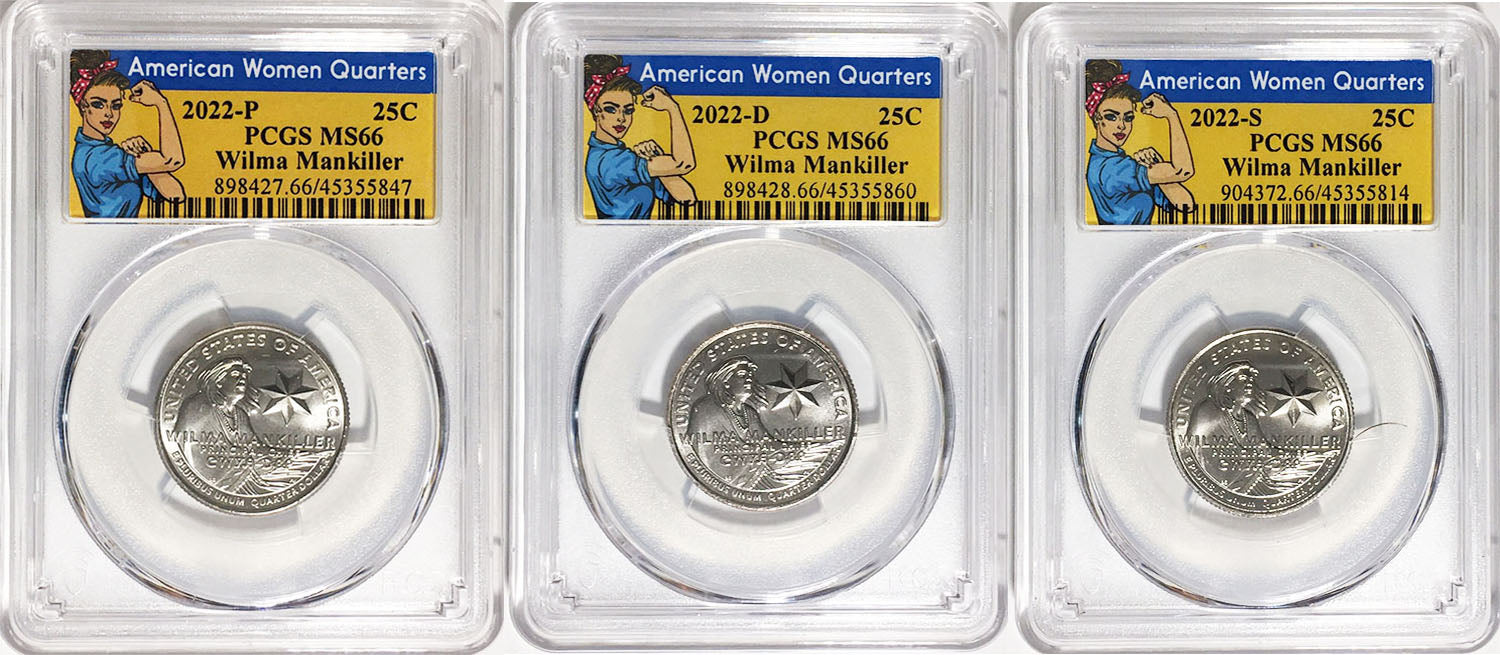 2022 Certified Mint State and Proof American Women Quarters Wilma Mankiller - back