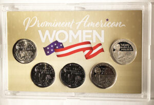 2022 - 25 P,D,S,S,S BU, Clad and Silver Proof American Women Quarters in 3 by 5 Frosty Case - back