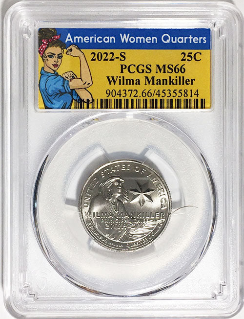 2022 Certified Mint State and Proof American Women Quarters Wilma Mankiller - back