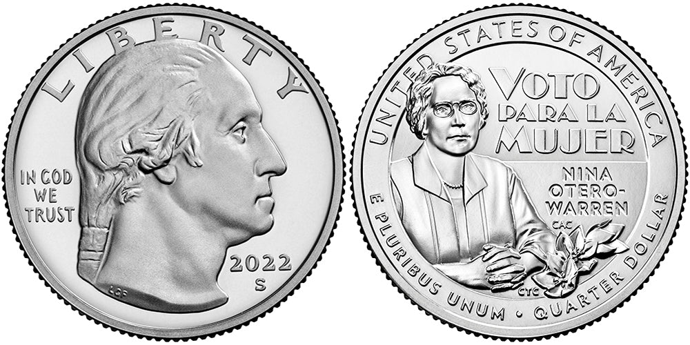 2022 American Women Quarters Nina Otero-Warren - front