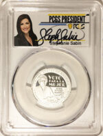 2022 PCGS Certified American Women Quarters Nina Otero-Warren with Stephanie Sabin Label - back