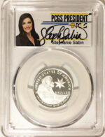 2022 PCGS Certified American Women Quarters Wilma Mankiller with Stephanie Sabin Label - back