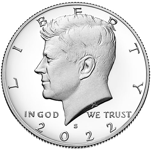 2022 S Clad Proof Kennedy Half Dollar