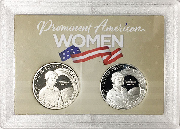 2022 - 25 S Clad and Silver Proof American Women Quarters in 2 by 3 Frosty Case - back