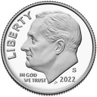 BU, Satin Finish and Proof Roosevelt Dimes