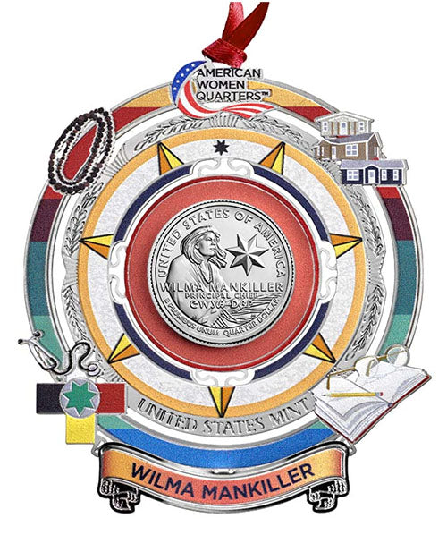 2022 Colorize, Gold Plated, Birth Year Sets, and Christmas Ornament American Women Quarter Wilma Mankiller - photo 5