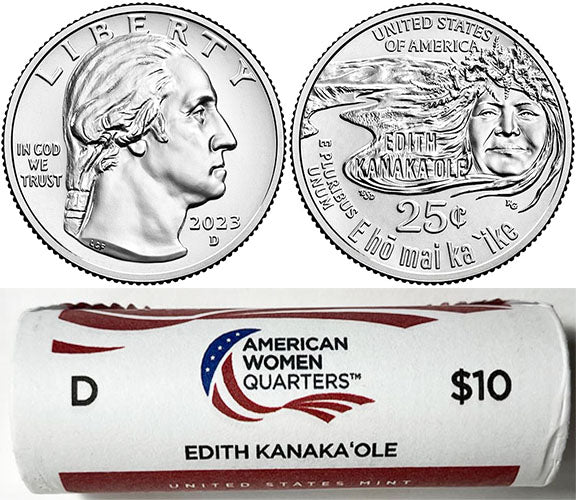 2022 - 25 D Mint American Women Quarter United States Mint Wrapped Rolls - photo 8