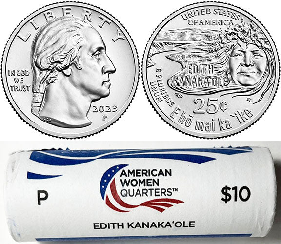 2022 - 25 P Mint American Women Quarter United States Mint Wrapped Rolls - photo 8