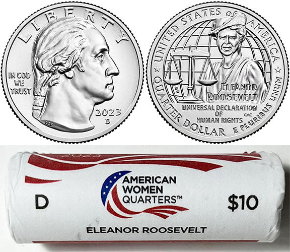 2022 - 25 D Mint American Women Quarter United States Mint Wrapped Rolls - photo 9