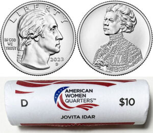 2022 - 25 D Mint American Women Quarter United States Mint Wrapped Rolls - photo 10