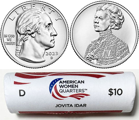 2022 - 25 D Mint American Women Quarter United States Mint Wrapped Rolls - photo 10
