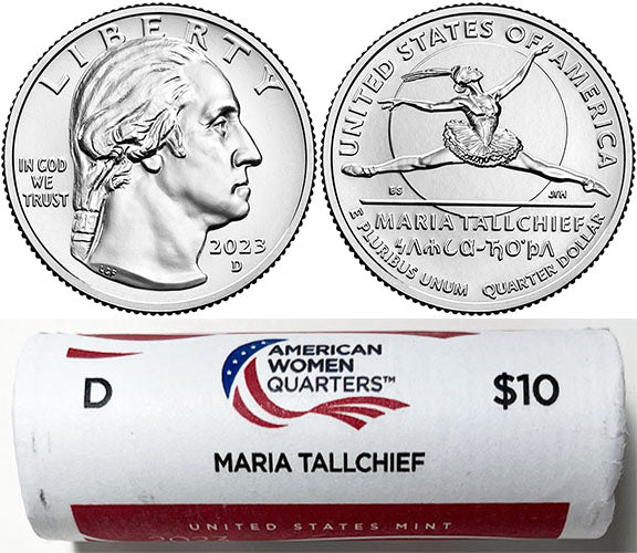 2022 - 25 D Mint American Women Quarter United States Mint Wrapped Rolls - photo 11