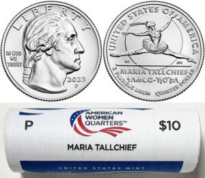 2022 - 25 P Mint American Women Quarter United States Mint Wrapped Rolls - photo 11
