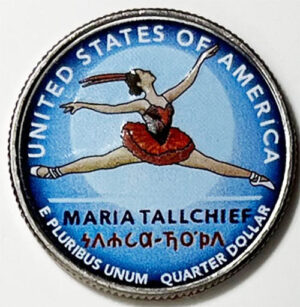 2023 Colorize, Gold Plated, Birth Year Sets, and Christmas Ornament American Women Quarter Maria Tallchief - photo 8