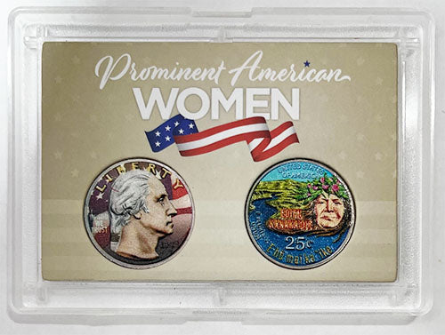 2023 Colorize, Gold Plated, Birth Year Sets, and Christmas Ornament American Women Quarter Edith Kanakaole - front