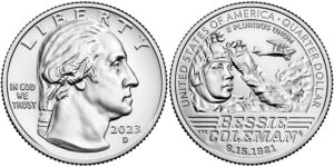 2023 American Women Quarters Bessie Coleman - front