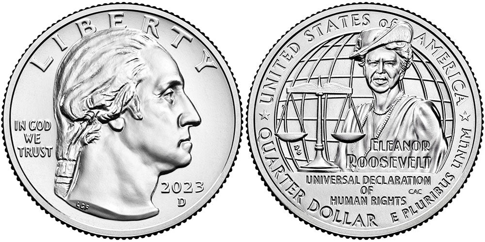 2023 American Women Quarters Eleanor Roosevelt - front