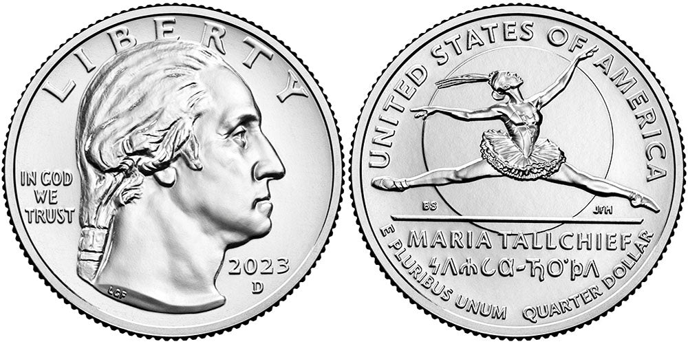 2023 American Women Quarters Maria Tallchief - front