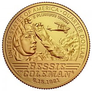 2023 Colorize, Gold Plated, Birth Year Sets, and Christmas Ornament American Women Quarter Bessie Coleman - photo 5