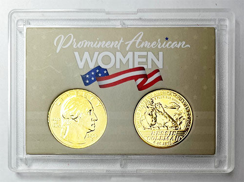 2023 Colorize, Gold Plated, Birth Year Sets, and Christmas Ornament American Women Quarter Bessie Coleman - front
