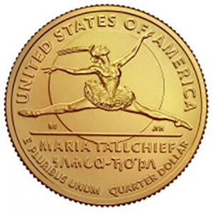 2023 Colorize, Gold Plated, Birth Year Sets, and Christmas Ornament American Women Quarter Maria Tallchief - photo 4