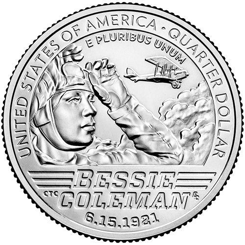 2023 PCGS Certified American Women Quarter Bessie Coleman Rosie Label - back