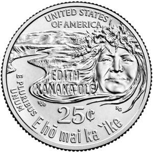 2023 PCGS Certified American Women Quarter Edith Kanakaole Rosie Label - back