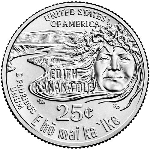 2023 PCGS Certified American Women Quarter Edith Kanakaole Rosie Label - back